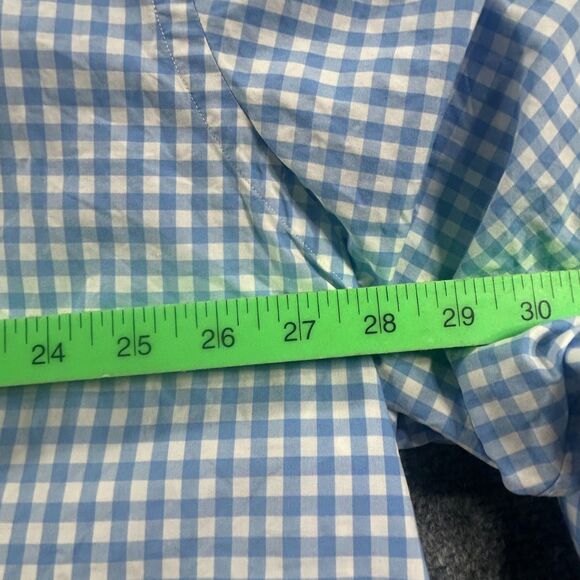 Ralph Lauren 5XB Polo Blue and White Shirt Pink Pony Big and Tall "Big" Button - Picture 12 of 14